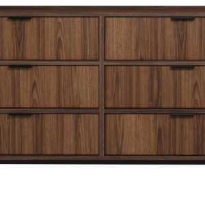 Komoda 150 cm ELVIO z szufladami orzech warmia 773721 Komoda 150 cm ELVIO z szufladami orzech warmia 773721