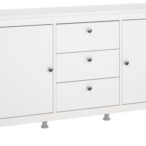 Komoda 150 cm z 2 drzwiami i 3 szufladami MADIO 1078975 Komoda 150 cm z 2 drzwiami i 3 szufladami MADIO 1078975