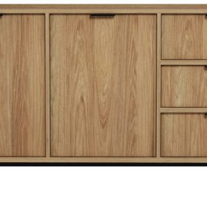 Komoda 150 cm z szufladami ELVIO hikora naturalna 773722 Komoda 150 cm z szufladami ELVIO hikora naturalna 773722