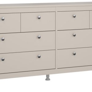 Komoda 160 cm z 8 szufladami MADIO kaszmir 1078960 Komoda 160 cm z 8 szufladami MADIO kaszmir 1078960