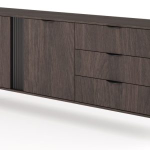 Komoda 195 2D3S ERIS ryflowana na wysokich nóżkach 795748 Komoda 195 2D3S ERIS ryflowana na wysokich nóżkach 795748