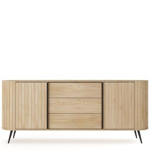 Komoda 196 cm z szufladami LOVEL dąb cremona 945983 Komoda 196 cm z szufladami LOVEL dąb cremona 945983