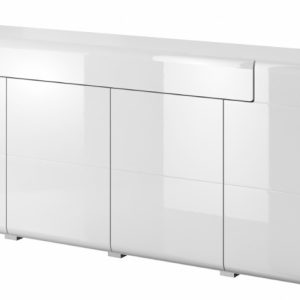 Komoda 210 TOLEDO 4D1S biała połysk 185825 Komoda 210 TOLEDO 4D1S biała połysk 185825