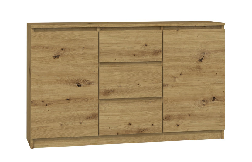 Komoda 2D3S 120 drzwi szuflady dąb artisan 96245