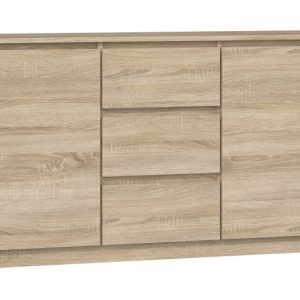 Komoda 2D3S 120 drzwi szuflady dąb sonoma 96232 Komoda 2D3S 120 drzwi szuflady dąb sonoma 96232
