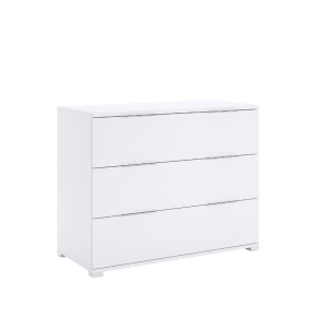 Komoda 3 szuflady 79x100cm biały mat 759573 Komoda 3 szuflady 79x100cm biały mat 759573