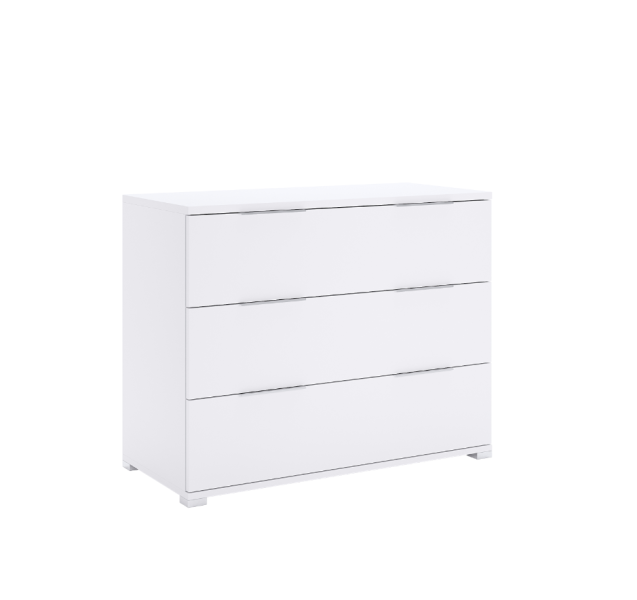 Komoda 3 szuflady 79x100cm biały mat 759573