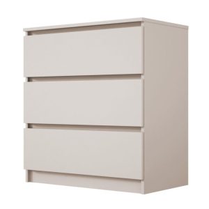 Komoda, 3 szuflady, kaszmir, 70 x 79 x 39 cm 637139 Komoda, 3 szuflady, kaszmir, 70 x 79 x 39 cm 637139