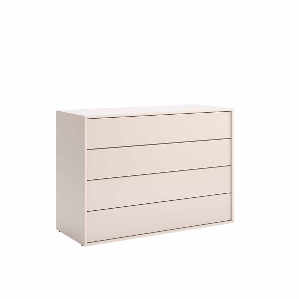 Komoda 4 szuflady 78x110 cm kaszmir 757797