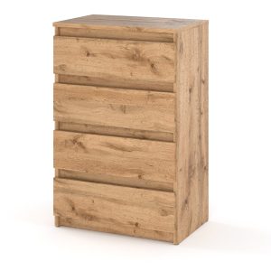 Komoda 4 szuflady hugo szafka drewniana sypialnia dąb wotan 376269 Komoda 4 szuflady hugo szafka drewniana sypialnia dąb wotan 376269