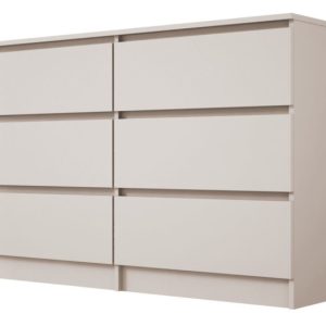 Komoda, 6 szuflad, kaszmir, 120 x 79 x 39 cm 637133 Komoda, 6 szuflad, kaszmir, 120 x 79 x 39 cm 637133