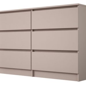 Komoda, 6 szuflad, toffi, 120 x 79 x 39 cm 637131 Komoda, 6 szuflad, toffi, 120 x 79 x 39 cm 637131