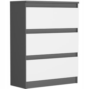 Komoda 70cm 3 szuflady szafka FRAMIRE R-3 antracyt mix 803234 Komoda 70cm 3 szuflady szafka FRAMIRE R-3 antracyt mix 803234