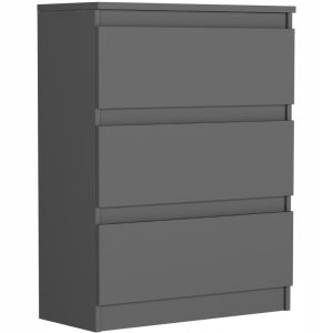 Komoda 70cm 3 szuflady szafka FRAMIRE R-3 antracyt 803227 Komoda 70cm 3 szuflady szafka FRAMIRE R-3 antracyt 803227