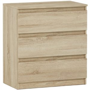 Komoda 70cm 3 szuflady szafka FRAMIRE R-3 sonoma 803228 Komoda 70cm 3 szuflady szafka FRAMIRE R-3 sonoma 803228