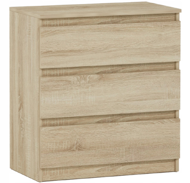Komoda 70cm 3 szuflady szafka FRAMIRE R-3 sonoma 803228