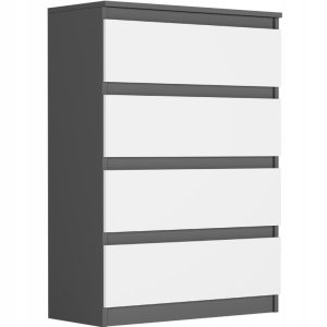 Komoda 70cm 4 szuflady szafka FRAMIRE R-4 antracyt mix 946936 Komoda 70cm 4 szuflady szafka FRAMIRE R-4 antracyt mix 946936