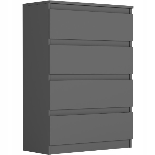Komoda 70cm 4 szuflady szafka FRAMIRE R-4 antracyt 946963