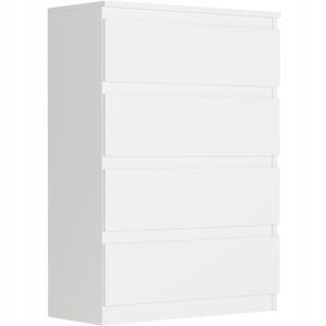Komoda 70cm 4 szuflady szafka FRAMIRE R-4 biała 946943 Komoda 70cm 4 szuflady szafka FRAMIRE R-4 biała 946943
