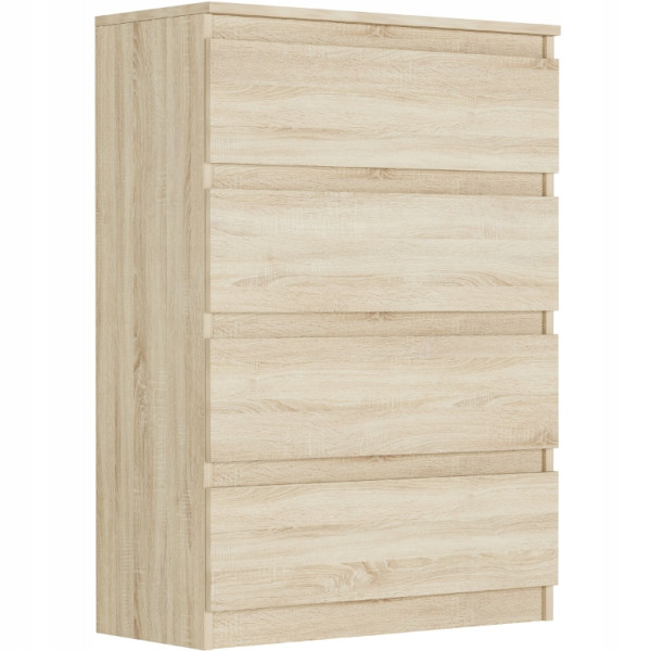 Komoda 70cm 4 szuflady szafka FRAMIRE R-4 sonoma 946968
