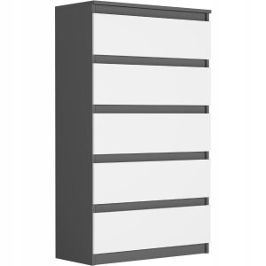 Komoda 70cm 5 szuflad szafka FRAMIRE R-5 antracyt mix 795716 Komoda 70cm 5 szuflad szafka FRAMIRE R-5 antracyt mix 795716
