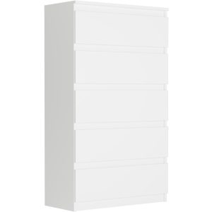 Komoda 70cm 5 szuflad szafka FRAMIRE R-5 biała 795722 Komoda 70cm 5 szuflad szafka FRAMIRE R-5 biała 795722
