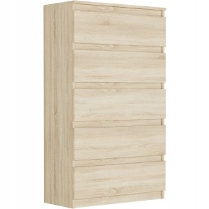 Komoda 70cm 5 szuflad szafka FRAMIRE R-5 sonoma 795721 Komoda 70cm 5 szuflad szafka FRAMIRE R-5 sonoma 795721