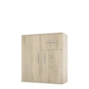 Komoda 75 cm do salonu z szufladą SIMPLE dąb sonoma 781876 Komoda 75 cm do salonu z szufladą SIMPLE dąb sonoma 781876