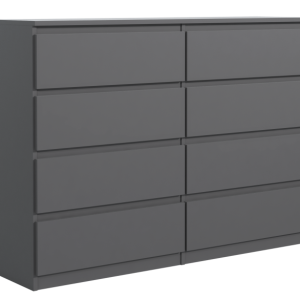 Komoda 8 szuflad 100 cm Antracyt 872896 Komoda 8 szuflad 100 cm Antracyt 872896
