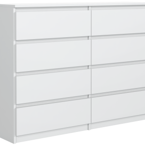 Komoda 8 szuflad 100 cm Biała mat 872895 Komoda 8 szuflad 100 cm Biała mat 872895