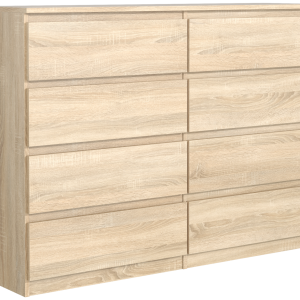 Komoda 8 Szuflad 100 Cm Dąb Sonoma 874631 Komoda 8 Szuflad 100 Cm Dąb Sonoma 874631
