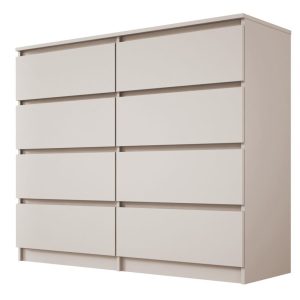 Komoda, 8 szuflad, kaszmir, 120 x 102 x 39 cm 637137 Komoda, 8 szuflad, kaszmir, 120 x 102 x 39 cm 637137