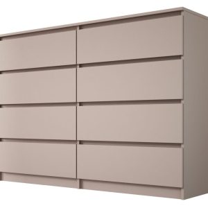 Komoda, 8 szuflad, toffi, 139 x 102 x 39 cm 637132 Komoda, 8 szuflad, toffi, 139 x 102 x 39 cm 637132
