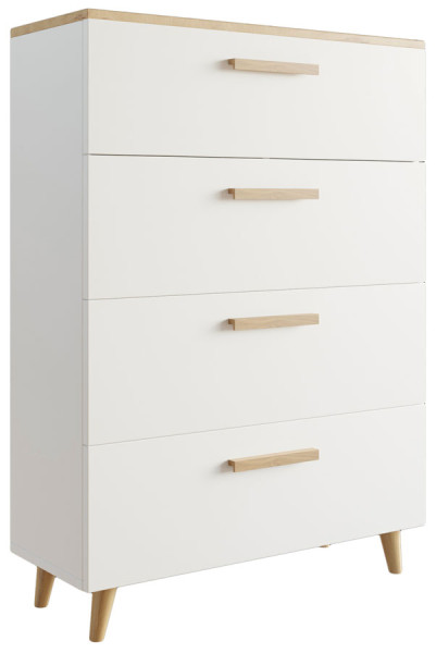 Komoda 80 cm z 4 szufladami - Luvon 215919