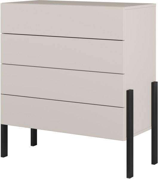 Komoda 80 cm z szufladami do sypialni kaszmir JUKON 754552