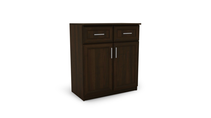 Komoda 80/D Orzech Ciemny - Okucia Premium 955687