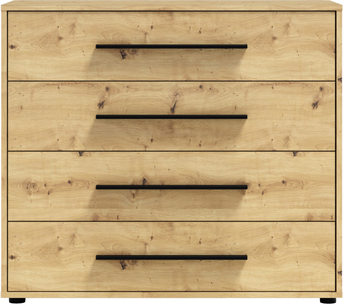 Komoda 98 cm z szufladami MAXIDO dąb artisan 787559