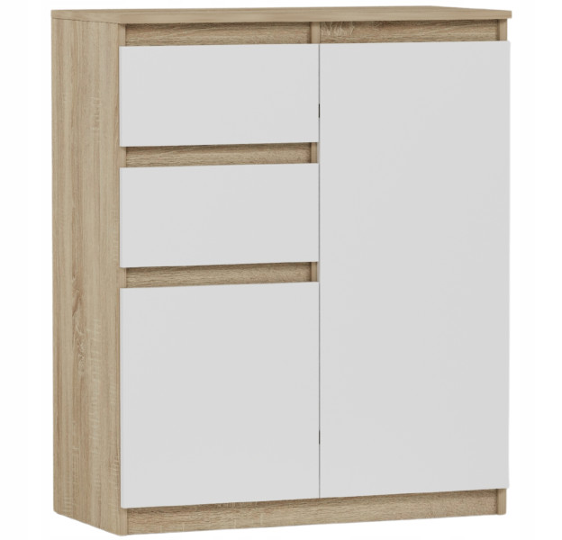 Komoda 98cm 2 drzwi 2 szuflady szafka FRAMIRE S-2 mix sonoma 790298