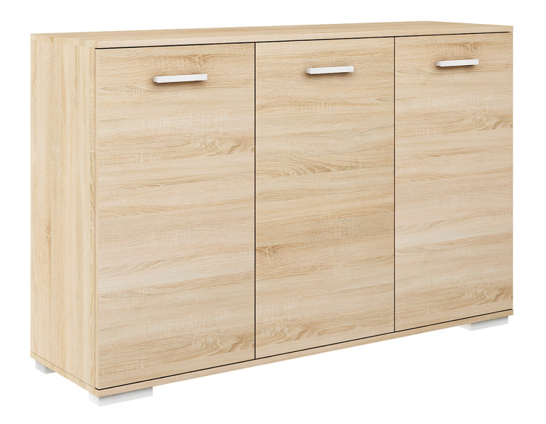 Komoda Abs 120 K1 Dąb Sonoma 120X35X75 Cm 940733
