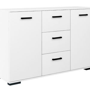 Komoda Abs 120 K3 Białe/C 120X35X75 Cm 940172 Komoda Abs 120 K3 Białe/C 120X35X75 Cm 940172