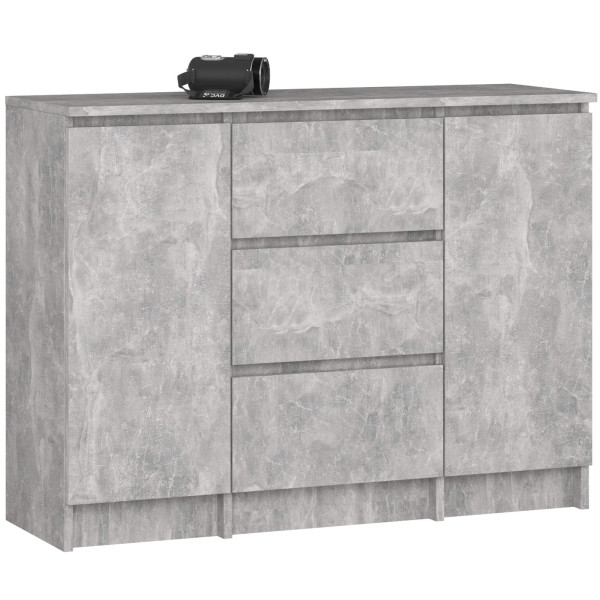 Komoda akord k100 beton 101x35x76 cm 709749