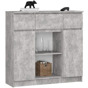 Komoda akord k100 beton 101x35x98 cm 709735 Komoda akord k100 beton 101x35x98 cm 709735