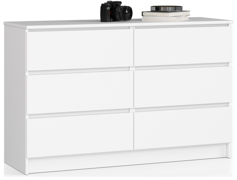 Komoda AKORD K120 Biała 120 cm Biały mat 120x40x77 cm 302029