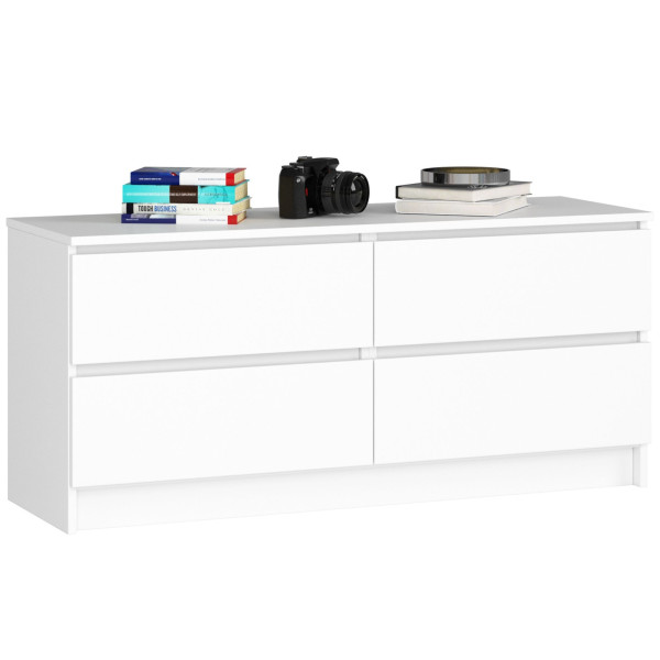 Komoda AKORD K120 Biała 120 cm kolor Biały mat 120x40x55 cm 302010