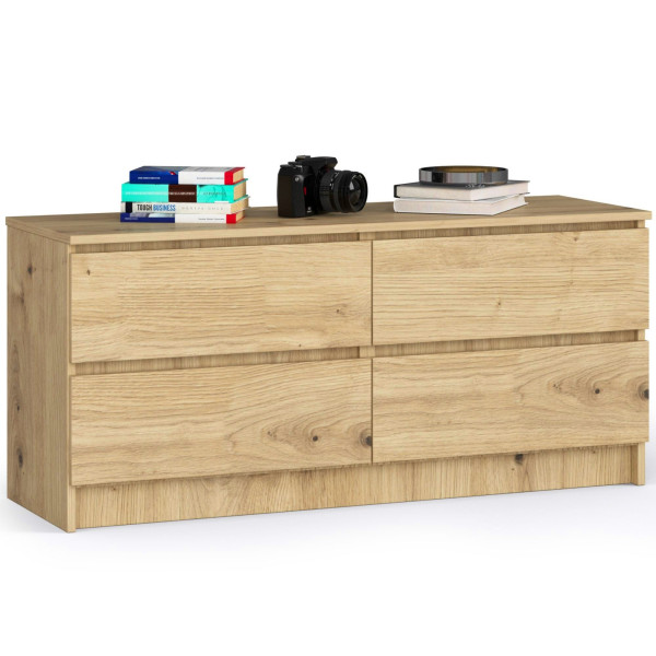 Komoda AKORD K120 Dąb Artisan 120 cm mat 120x40x55 cm 302014
