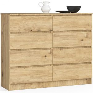 Komoda AKORD K120 Dąb Artisan 120 cm mat 120x40x99 cm 301333 Komoda AKORD K120 Dąb Artisan 120 cm mat 120x40x99 cm 301333