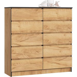 Komoda AKORD K120 Dąb Craft 120cm Dąb Craft mat 120x40x121cm 301918 Komoda AKORD K120 Dąb Craft 120cm Dąb Craft mat 120x40x121cm 301918