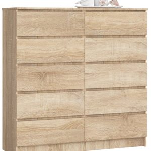 Komoda AKORD K120 Dąb Sonoma 120 cm mat 120x40x121 cm 301914 Komoda AKORD K120 Dąb Sonoma 120 cm mat 120x40x121 cm 301914