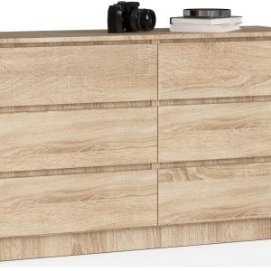Komoda AKORD K120 Dąb Sonoma 120 cm mat 120x40x77 cm 302009 Komoda AKORD K120 Dąb Sonoma 120 cm mat 120x40x77 cm 302009