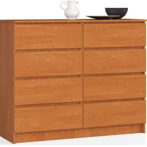 Komoda AKORD K120 Olcha 120 cm 8 szuflad mat 120x40x99 cm 301323 Komoda AKORD K120 Olcha 120 cm 8 szuflad mat 120x40x99 cm 301323